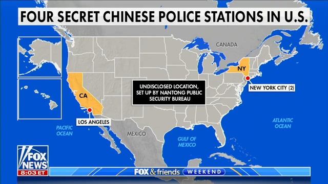 Американские СМИ всерьёз заявляют о работе 4-х китайских отделений тайной полиции в США