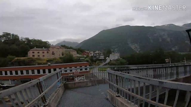 Норвегия | Тисседаль | Металлургический завод | Прогулка по городу смотреть онлайн