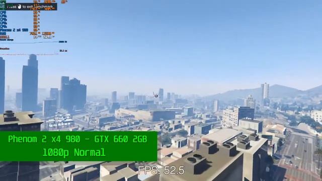 GTA V - Phenom 2 x4 980 - GTX660 2GB - 1080p Normal смотреть онлайн