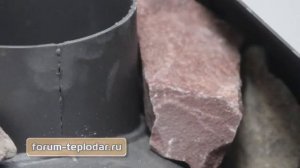 Камни в банной печи.