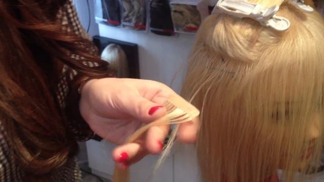 Hair Contrast снятие волос капсульно ленточного наращивания волос