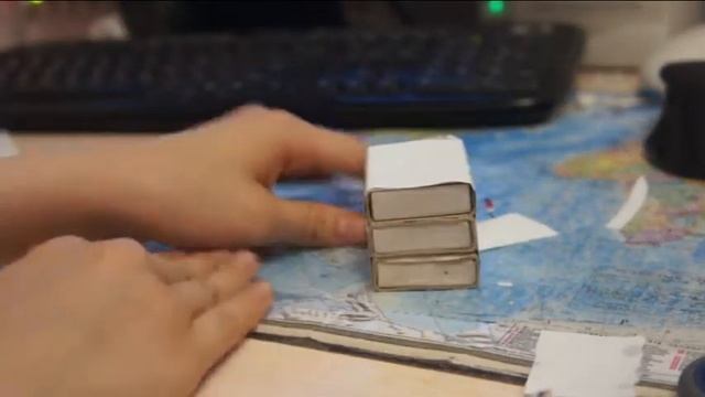 как сделать мини-тумбочку из СПИЧЕЧНЫХ КОРОБКОВ!! смотреть онлайн