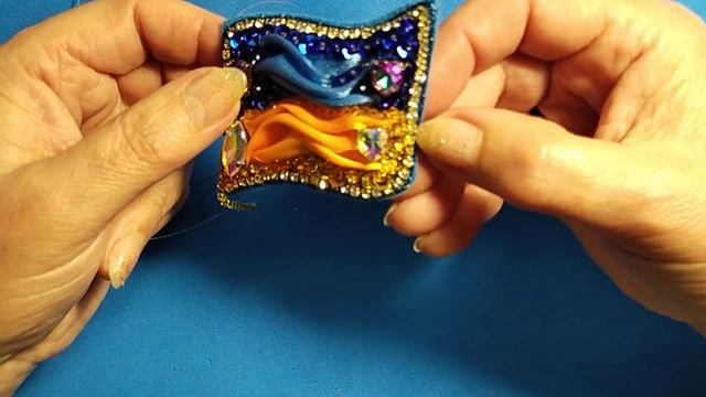 Бисерная сетка для колье #украшениесвоимируками