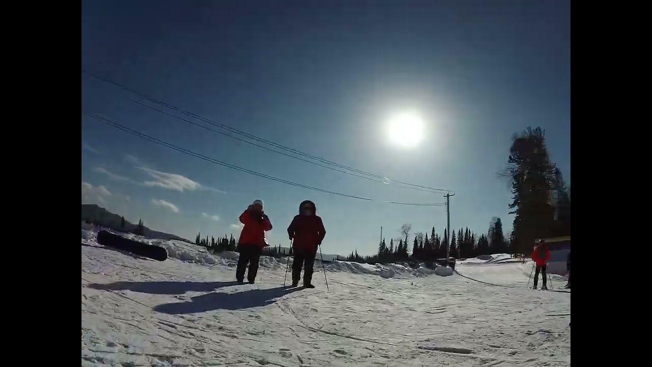 Трасса "Запад" Спуск №1 (Шерегеш) смотреть онлайн