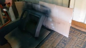 Покраска пластика салона Renault premium dxi. Строим манипулятор на базе Renault premium. (часть2)