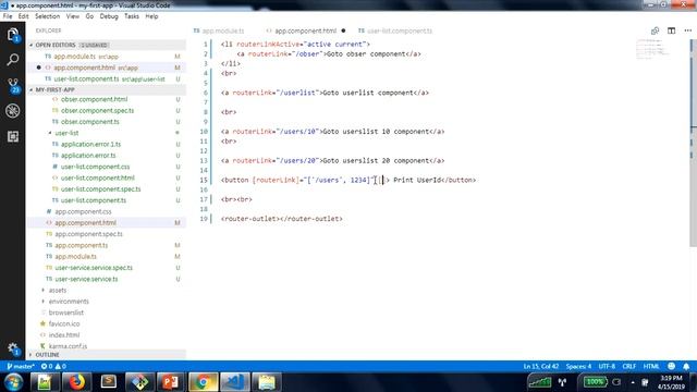 Lesson 17: Angular - Routing смотреть онлайн