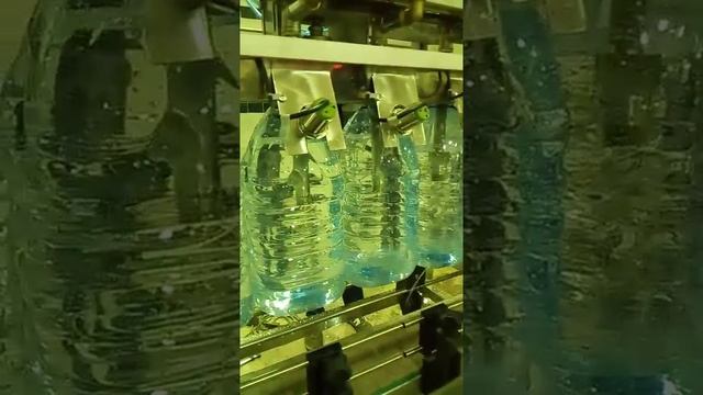 Линейный блок розлива. Розлив 5 литров. Запуск и тестирование