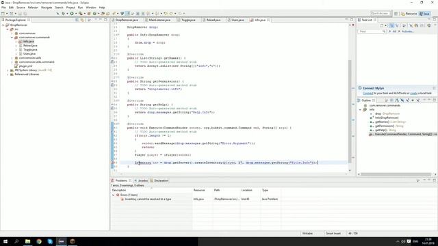 #7. Создание плагинов для Minecraft. Полноценный плагин. Создание GUI(Интерфейса). смотреть онлайн
