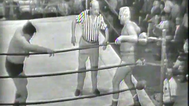 1966 Wrestling CHIEF WHITE OWL V STEVE STANLEE