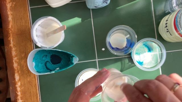 Замес Красок для Акриловой  Заливки Техника Fluid Art  #Swipe Ocean Style Мастер- Класс