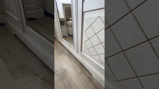 Спальня «Парма» – выполнена в элегантном кремово-белом декоре с эффектом благородной патины. смотреть онлайн