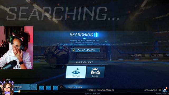Kitty Kat Livestream! LLAMA RAMA Rocket League!! !kitty !pizza !queen