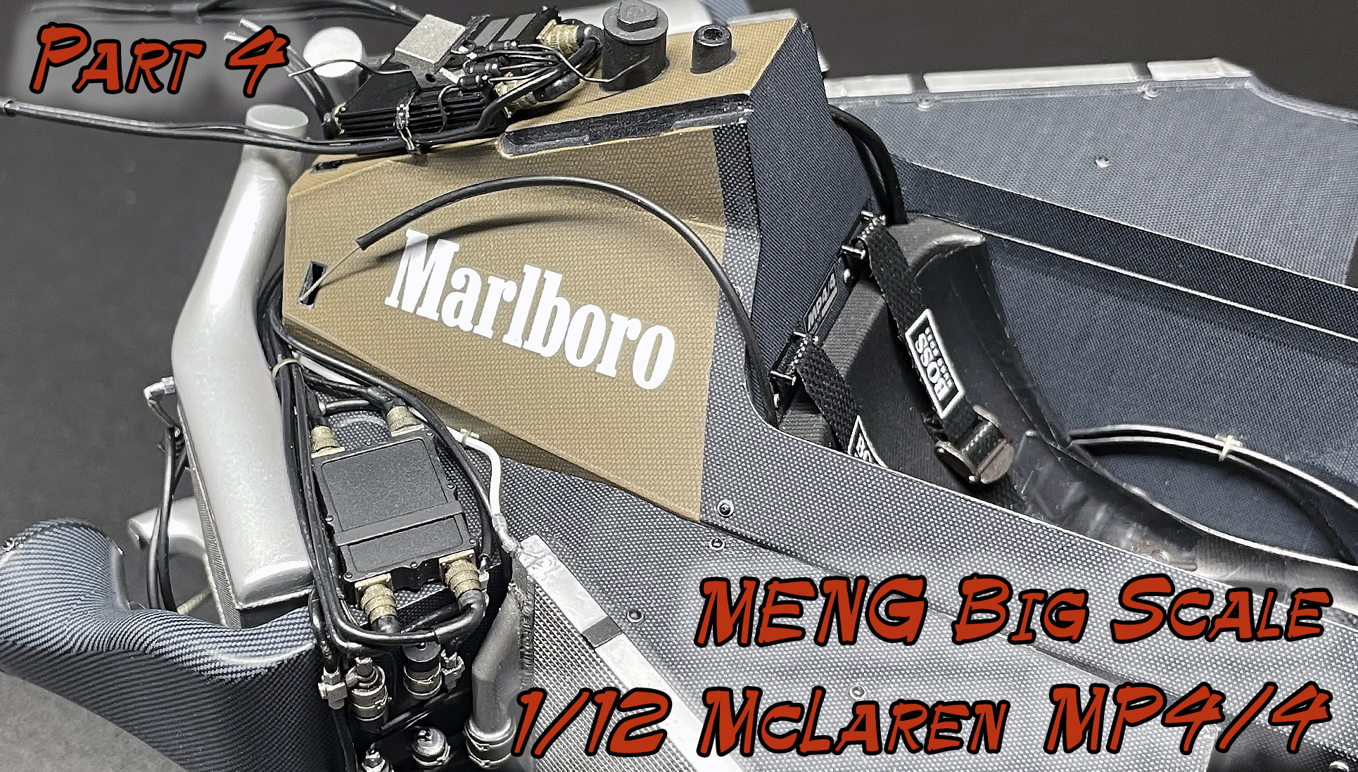 Big Scale Series 1/12th McLaren MP 4/4 1988 Часть 4