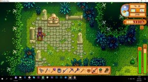 Stardew Valley на конике в темный лес к памятнику всучить сладкую ягоду