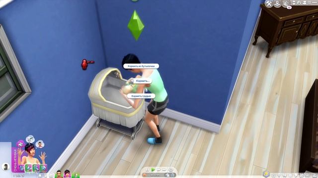 100 РАЗ КОРМЛЮ МЛАДЕНЦА В THE SIMS 4 смотреть онлайн
