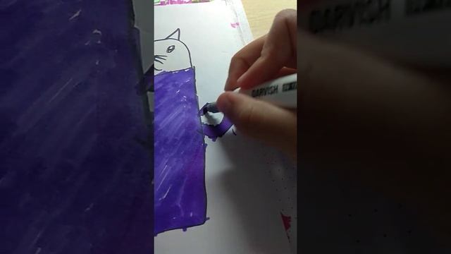 Как нарисовать котика в чашке смотреть онлайн