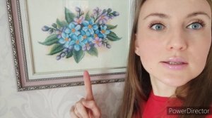 Мои вышивки дома у мамы! Чудесная игла "Мелодия сердца", Panna " Незабудки", Panna "Весна в деревне