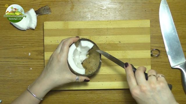 Как открыть кокос и приготовить кокосовое печенье