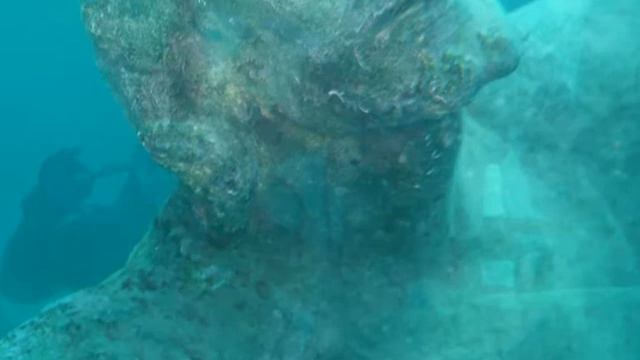 IL CRISTO DEGLI ABISSI 2009 nel parco acquatico protetto di Portofino