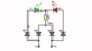 Простой тестер для проверки полярности ...