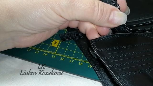 Как оформить концы молнии на сапоге (312)/Мастер Класс