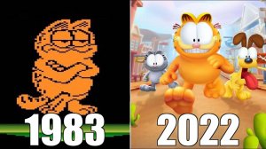 Эволюция серии игр Garfield [1983-2022]