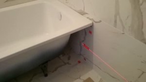 экран из гипсокартона : Тумба, ниша для ног, люк в плитке. Экран ванны #2.