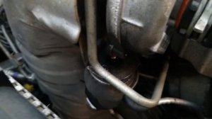 Масло под турбиной.  1.6 HDI