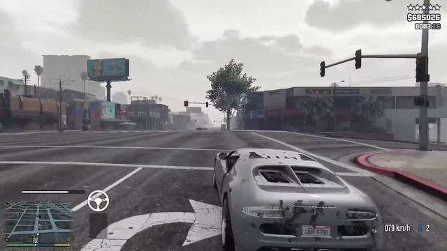 I USED STEERING WHEEL TO ESCAPE 5 STARS IN GTA 5 смотреть онлайн