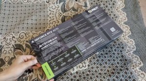 Видеокарта Palit NVIDIA GeForce RTX 4070 PA-RTX4070 JETSTREAM вскрытие упаковки коробки