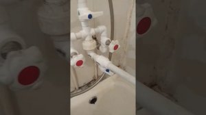 самодельный смеситель законченный вид!