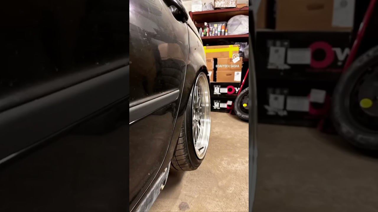 Легенда на пневме ждет весны! #automobile #bmw #e46 #авто смотреть онлайн