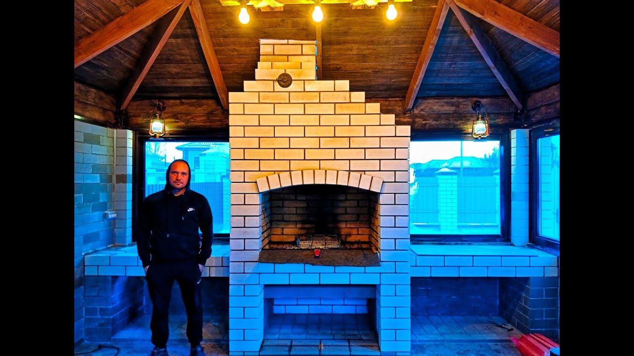 Мангал из кирпича, доделываем чужую работу наш 139 объект смотреть онлайн