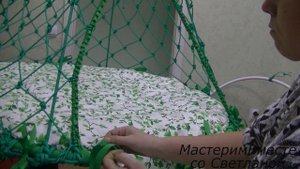 Гамак для детей в технике макраме своими руками.