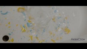 Ванны из искусственного камня AquaStone, проверка на прочность