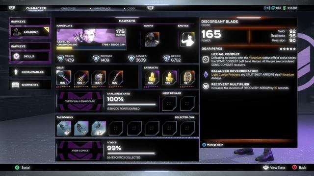 Marvel's Avengers - Hawkeye The Discordant God Build смотреть онлайн