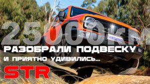 Разобрали подвеску STR, приятно удивились.