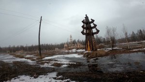 Место проведения Якутского национального праздника ЫСЫАХ в Нерюнгри, небольшая поездка по Нерюнгри