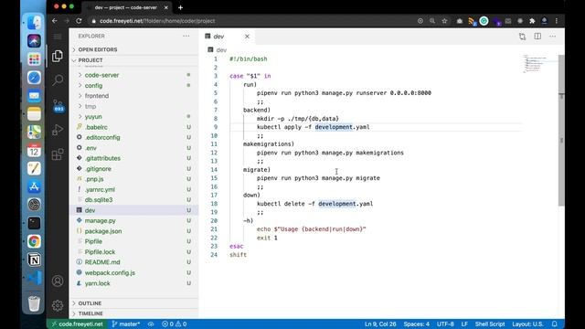 Full-stack web development part 2: secure code server by cert-manager and ingress