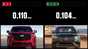 Cadillac Escalade V vs Mercedes-AMG GLS 63 | Car Spec Comparison | 4enthusiasts