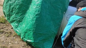 Тент палатка на заднюю дверь для минивэна.