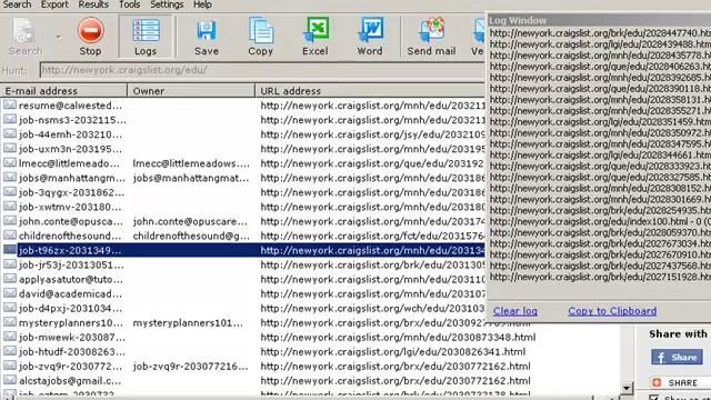 EMAIL EXTRACTOR - Retrieve emails from Craigslist using Email Hunter смотреть онлайн