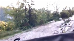 военно Сухумская дорога Тоннель перед Кодорским ущельем