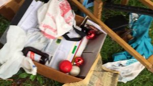 Свалка мусора на улицах в США