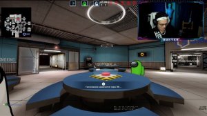 Бустер играет в Among US в кс го/Бустер разваливает в амонг ас.