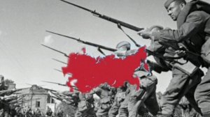 патриотическая песня красной армии „Синяя армия, Чёрный барон”