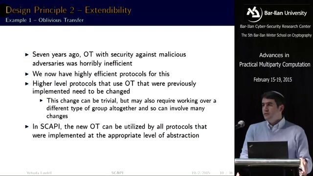 A Tutorial on SCAPI - Prof. Yehuda Lindell смотреть онлайн