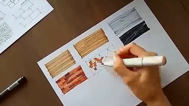 Текстуры художественными маркерами смотреть онлайн