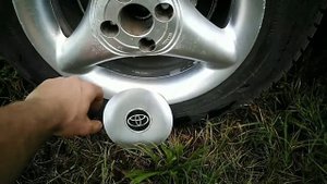 Колпак для литого диска своими руками.