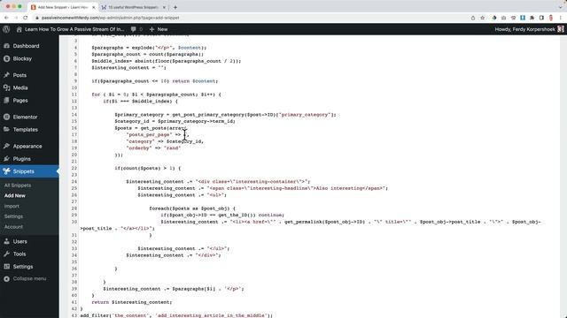 Code Snippets Tutorial | Say Goodbye To WordPress Plugins